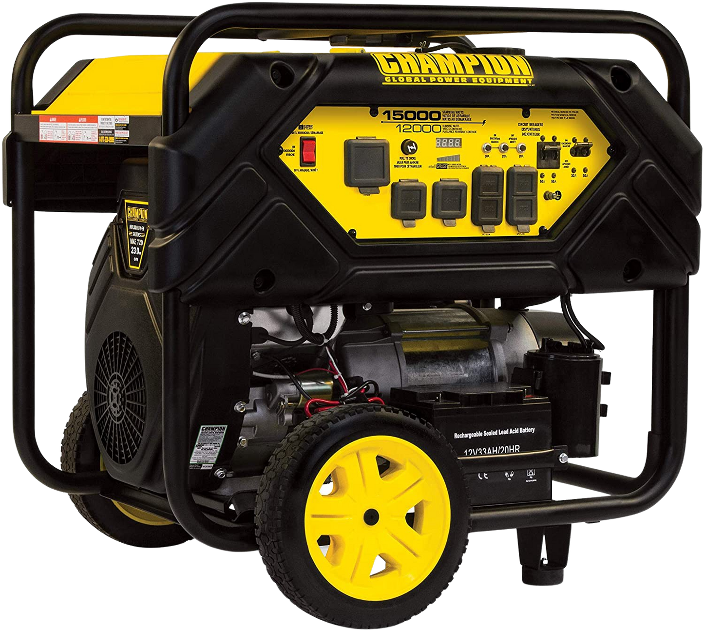 Champion 100111 12000W/15000W CO 717cc Electric Start Gas Generator New