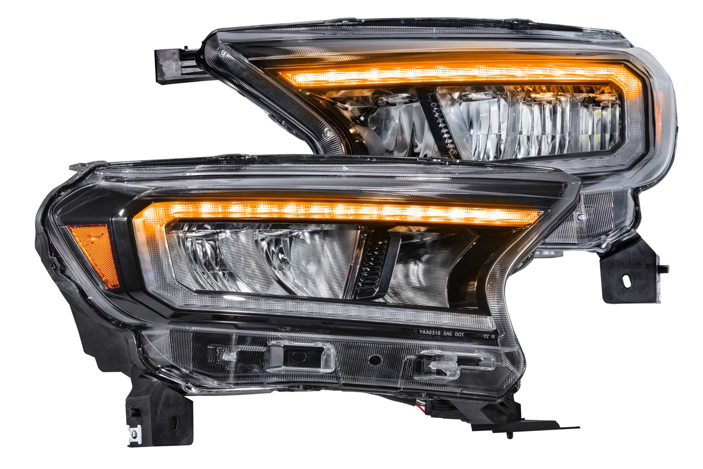 Switchback DRL/Turn Signal Carbide LED Headlights <br> 19-23 Ford Ranger