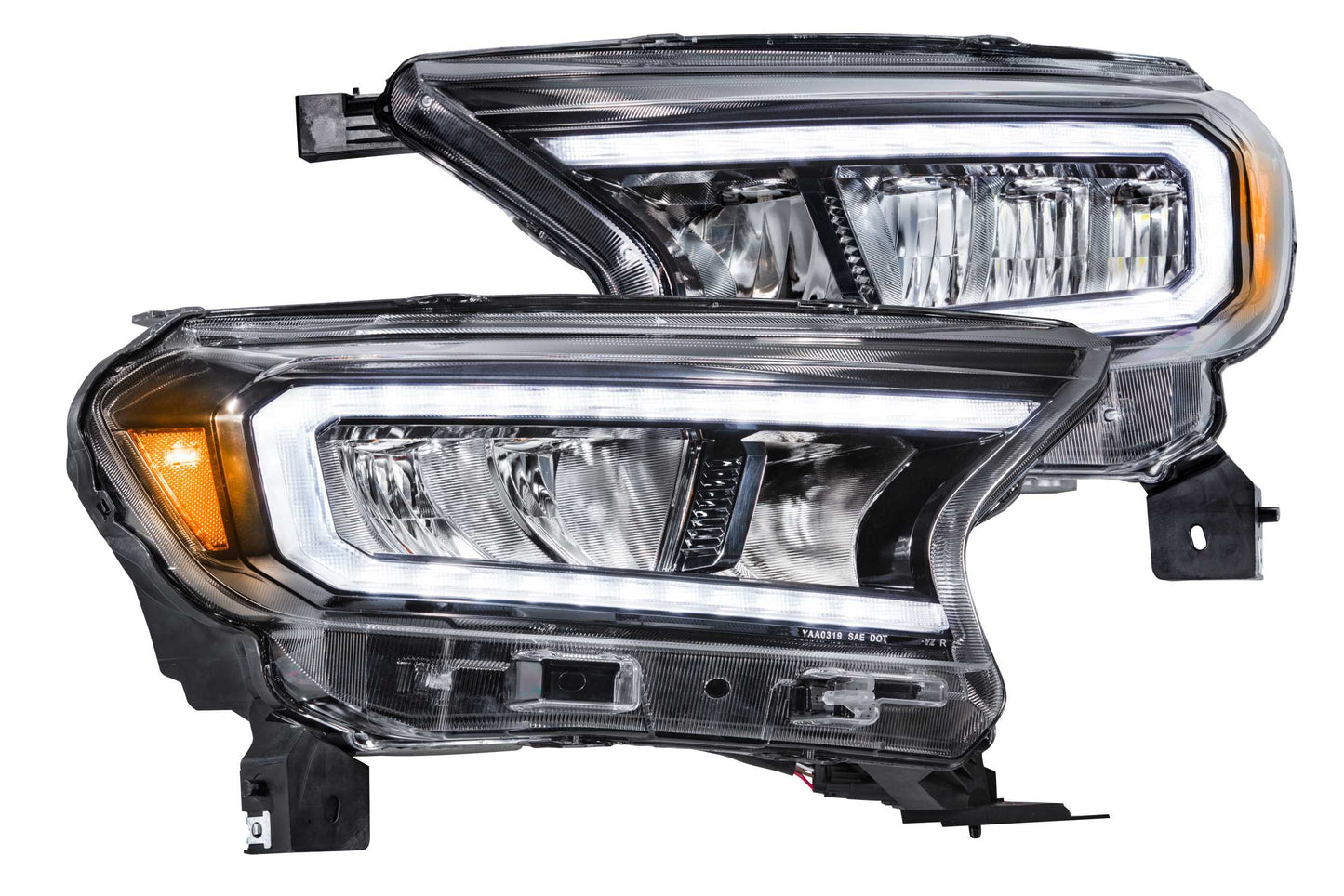 Switchback DRL/Turn Signal Carbide LED Headlights <br> 19-23 Ford Ranger