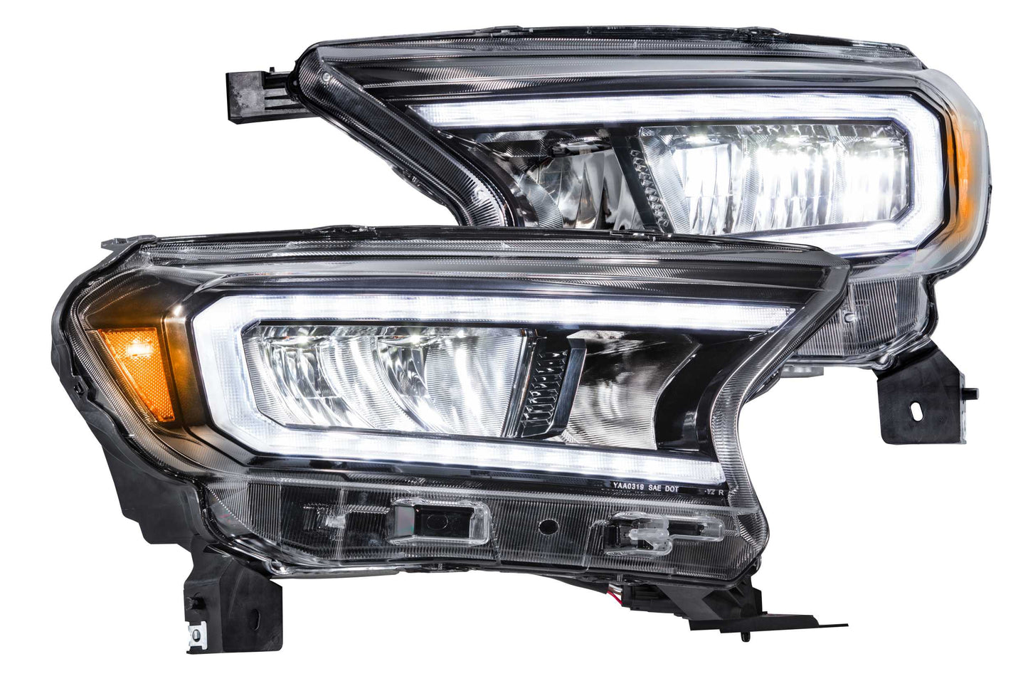 Switchback DRL/Turn Signal Carbide LED Headlights <br> 19-23 Ford Ranger