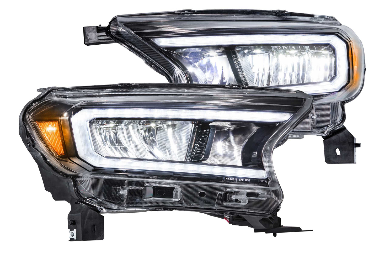 Switchback DRL/Turn Signal Carbide LED Headlights <br> 19-23 Ford Ranger