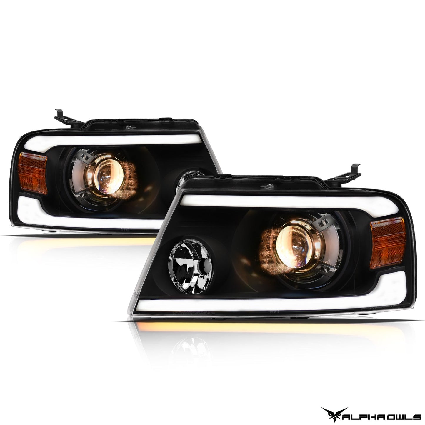 SQP Series Sequential Projector Headlights <br> 04-08 Ford F-150