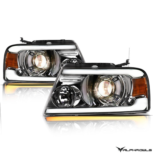 SQP Series Sequential Projector Headlights <br> 04-08 Ford F-150