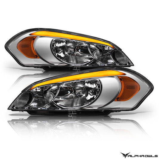 SQ Series Sequential Headlights W/LumenX Light Bar <br> 06-13 Chevy Impala