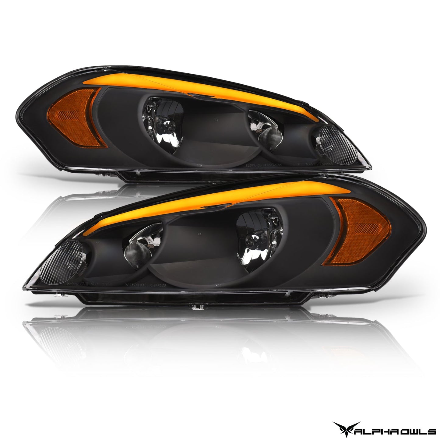 SQ Series Sequential Headlights W/LumenX Light Bar <br> 06-13 Chevy Impala