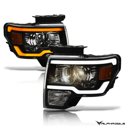 SQP Series Sequential Projector Headlights <br> 09-14 Ford F-150