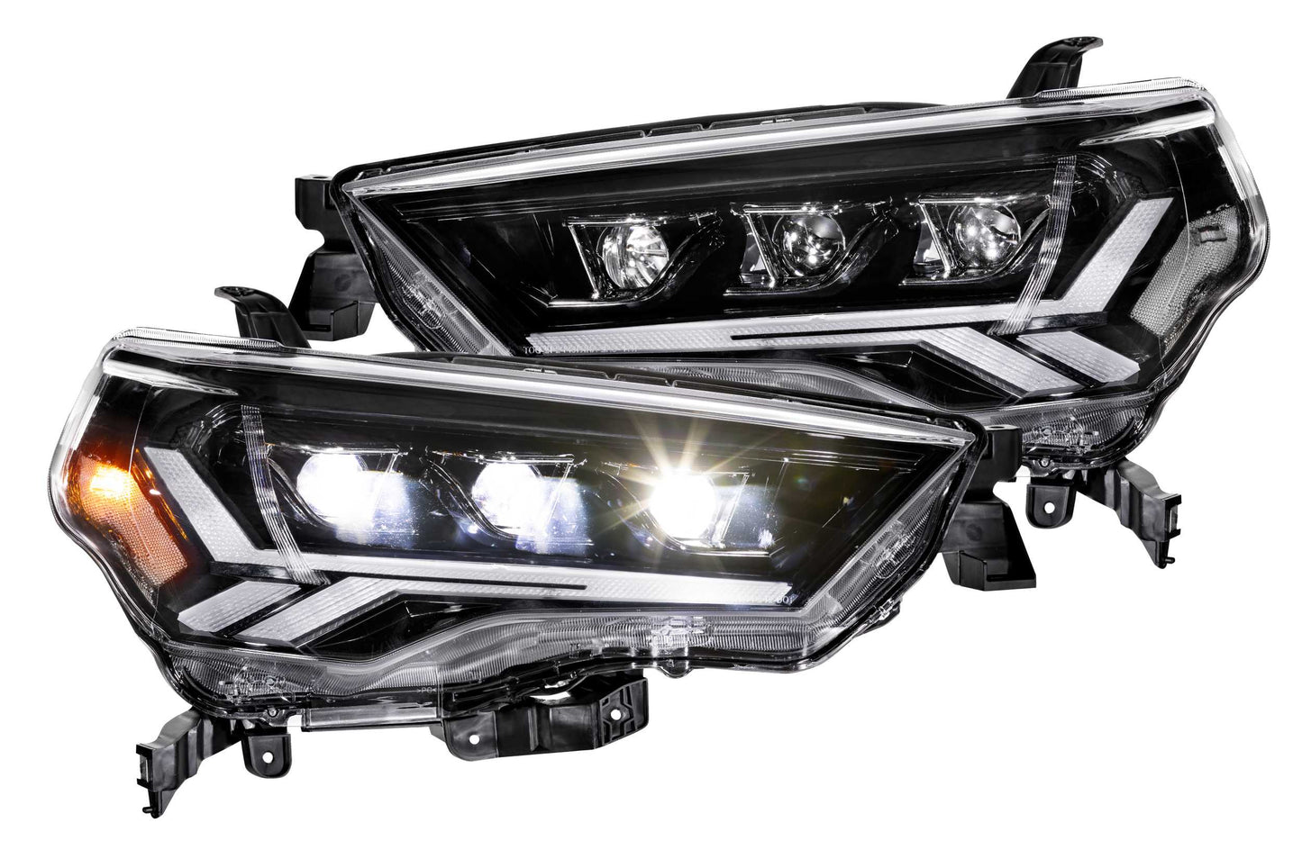 Switchback DRL/Turn Signal Carbide LED Headlights <br> 14-23 Toyota 4Runner