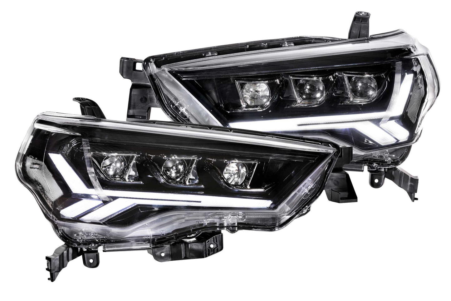 Switchback DRL/Turn Signal Carbide LED Headlights <br> 14-23 Toyota 4Runner