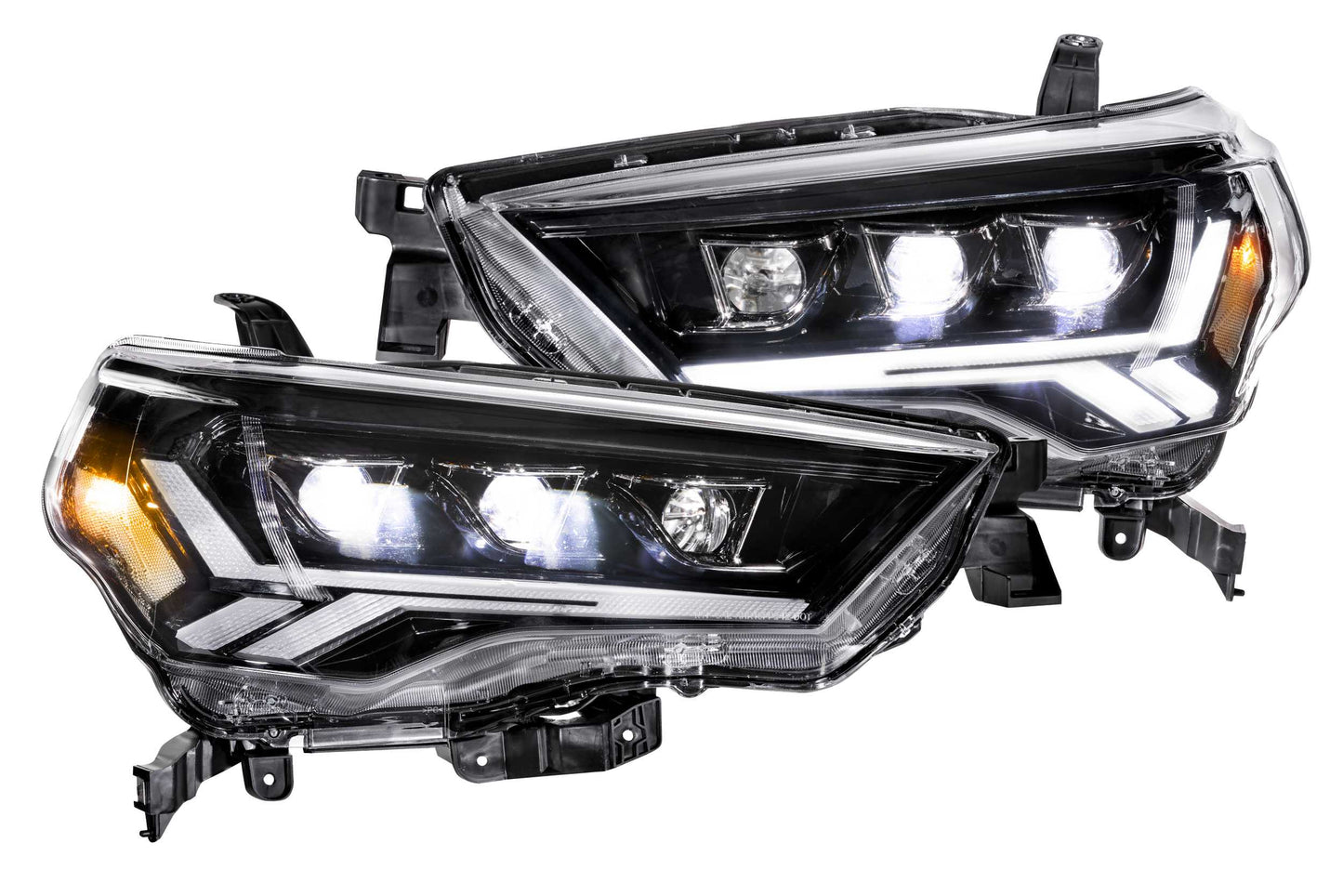 Switchback DRL/Turn Signal Carbide LED Headlights <br> 14-23 Toyota 4Runner