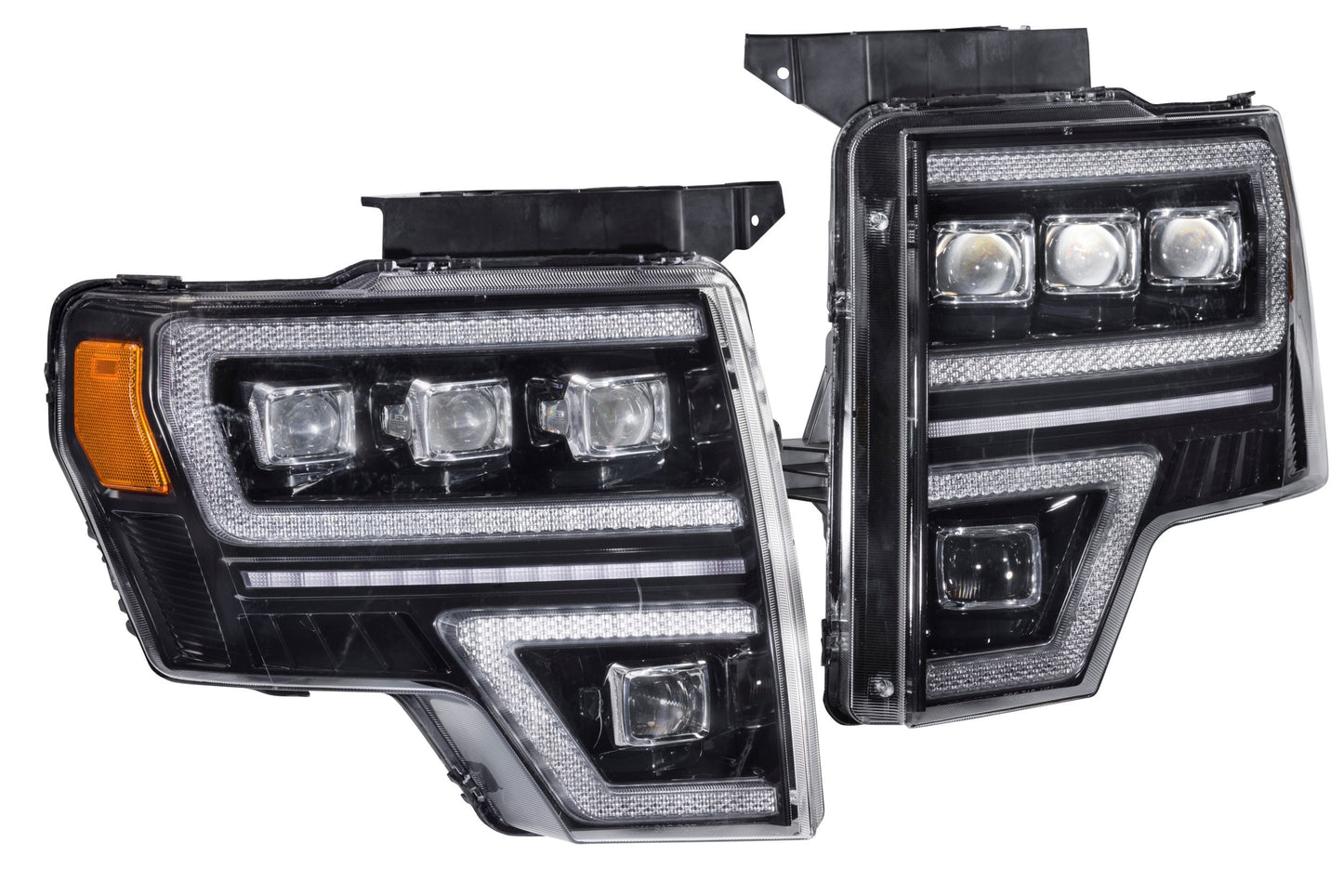 Switchback DRL/Turn Signal Carbide LED Headlights <br> 09-14 Ford F150