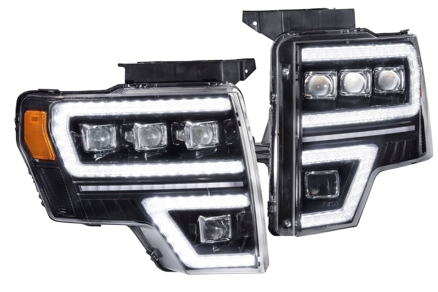 Switchback DRL/Turn Signal Carbide LED Headlights <br> 09-14 Ford F150