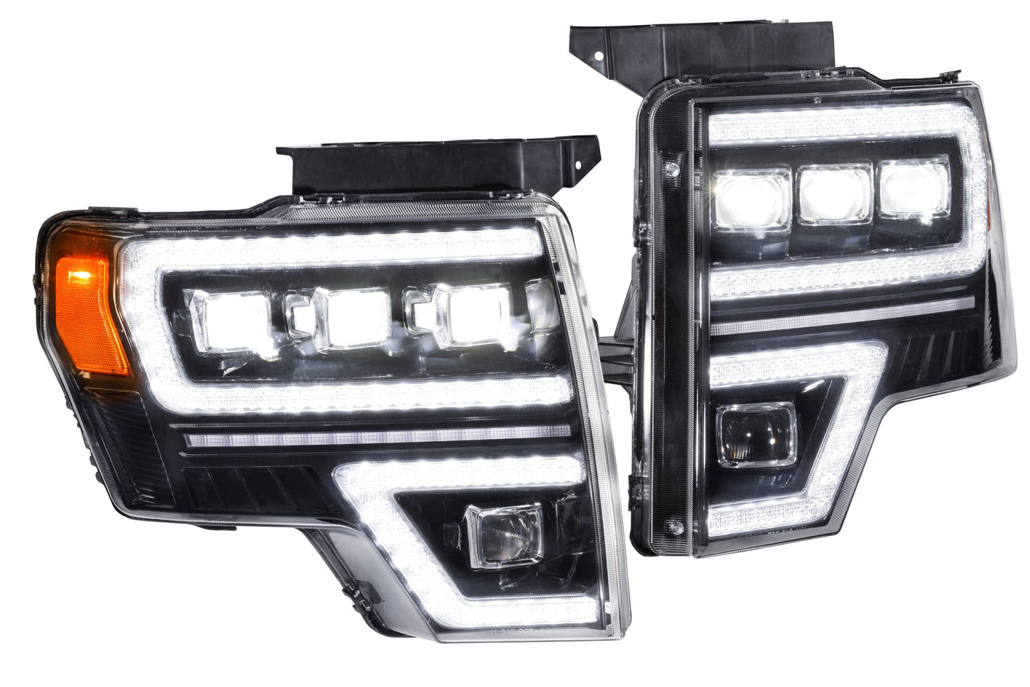 Switchback DRL/Turn Signal Carbide LED Headlights <br> 09-14 Ford F150