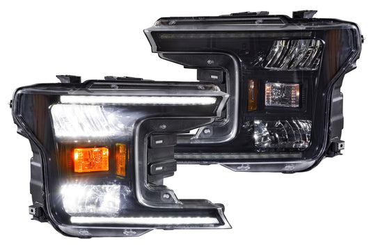 XB Hybrid-R LED Headlights (Pair / ASM) <br> 18-20 Ford F150