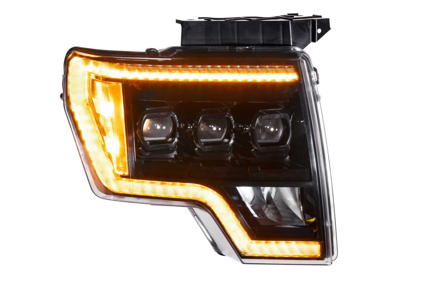 XB LED Headlights <br> 09-14 Ford F150 (Pair / ASM Amber DRL)