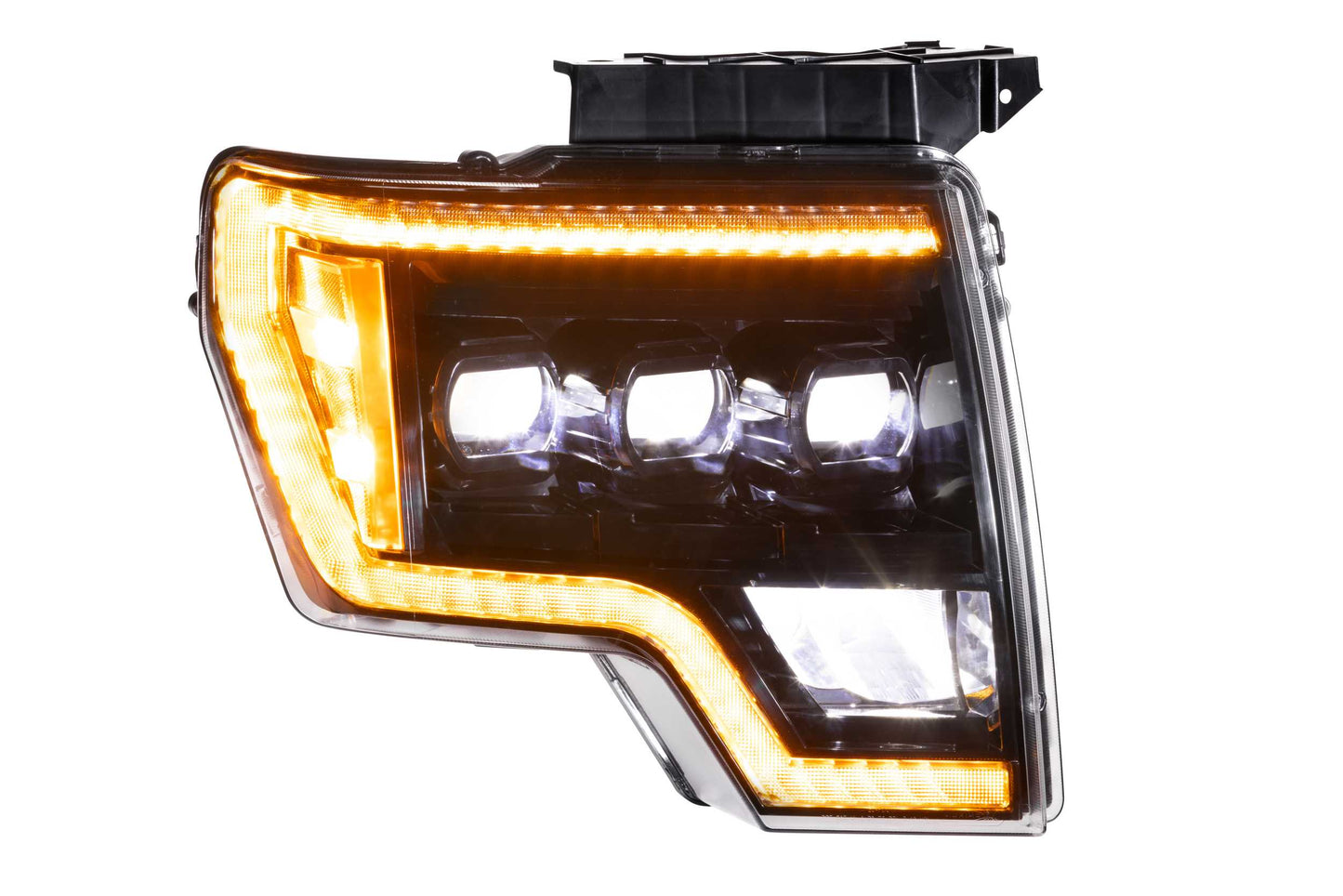 XB LED Headlights <br> 09-14 Ford F150 (Pair / ASM Amber DRL)