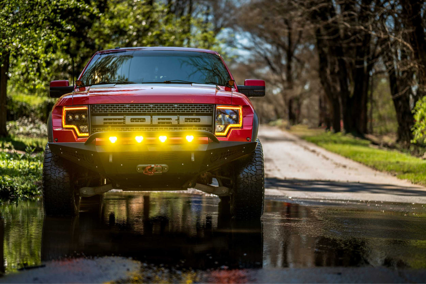 XB LED Headlights <br> 09-14 Ford F150 (Pair / ASM Amber DRL)