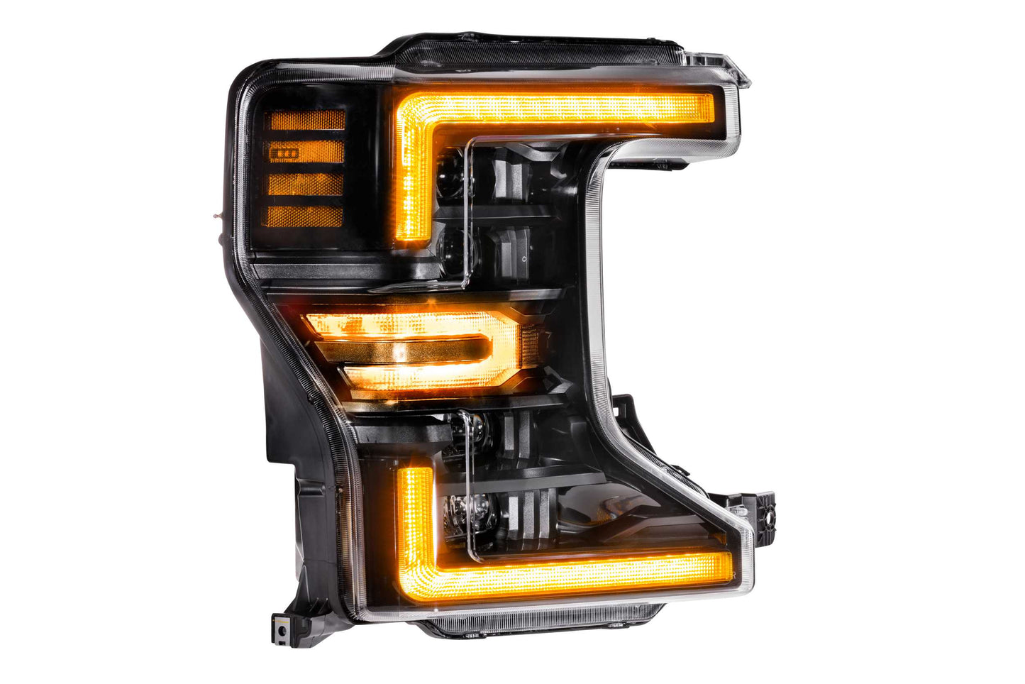 XB LED Headlights <br> 20-22 Ford Super Duty (Pair / ASM Amber DRL)