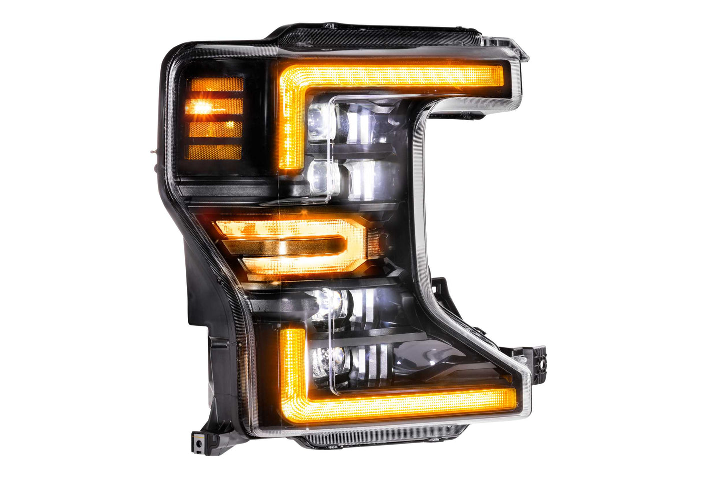 XB LED Headlights <br> 20-22 Ford Super Duty (Pair / ASM Amber DRL)