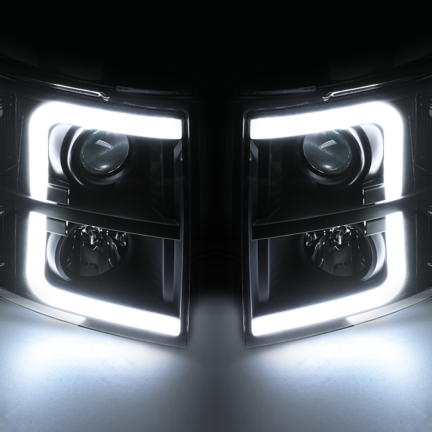 Projector Headlight w/LED DRL <br>07-14 Chevy Silverado