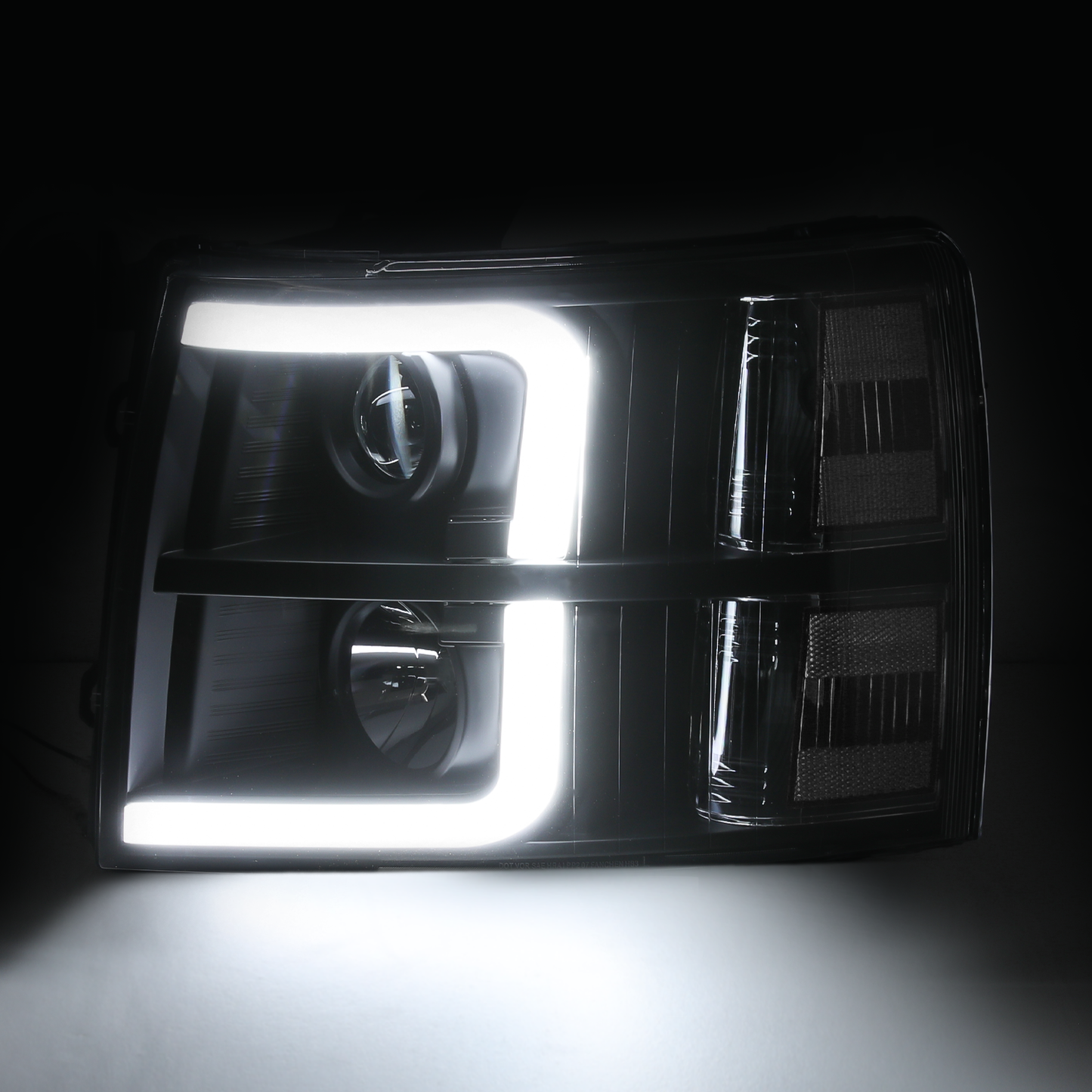 Projector Headlight w/LED DRL <br>07-14 Chevy Silverado