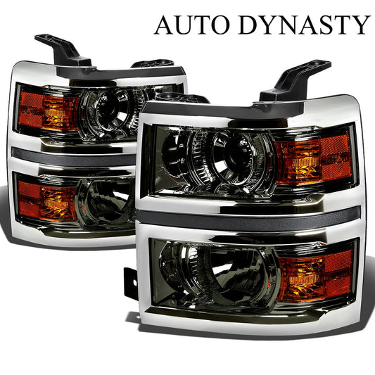 Angel Eyes Projector Headlights <br>14-15 Chevy Silverado 1500