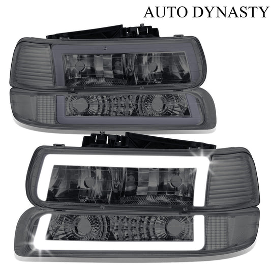 C-Style LED DRL Headlight+Bumper Lamp <br>99-06 Chevy Silverado, Suburban, Tahoe