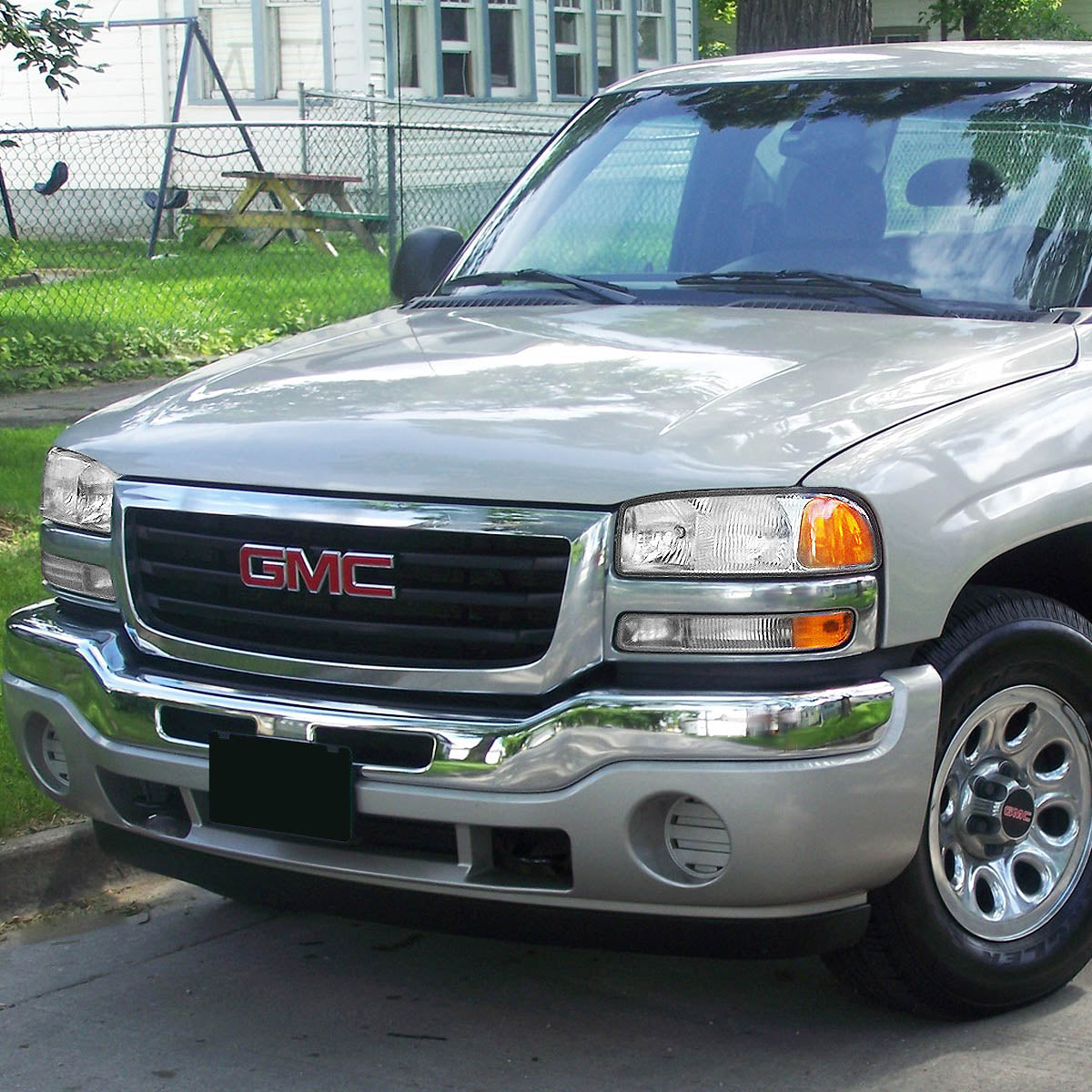 4Pcs Factory Style Headlight Lamps+Bumper Lights <br>99-07 GMC Sierra1500, 2500, 3500, Yukon