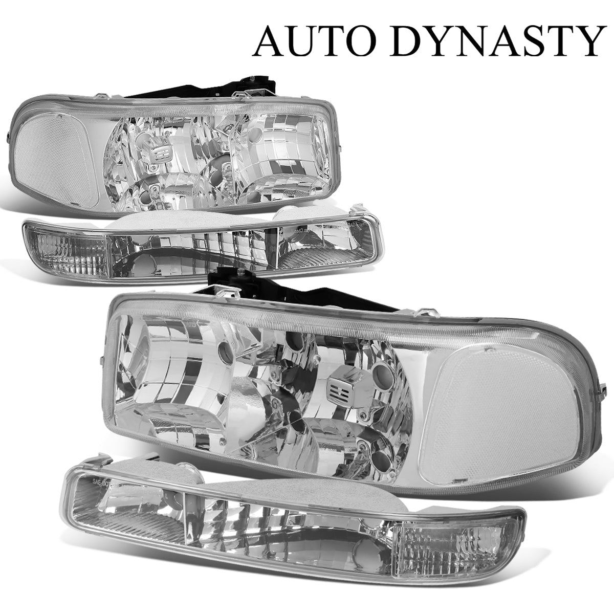 Factory Style Bumper Lamp+Headlight <br>99-07 GMC Sierra 1500, 2500, 3500HD, Yukon XL