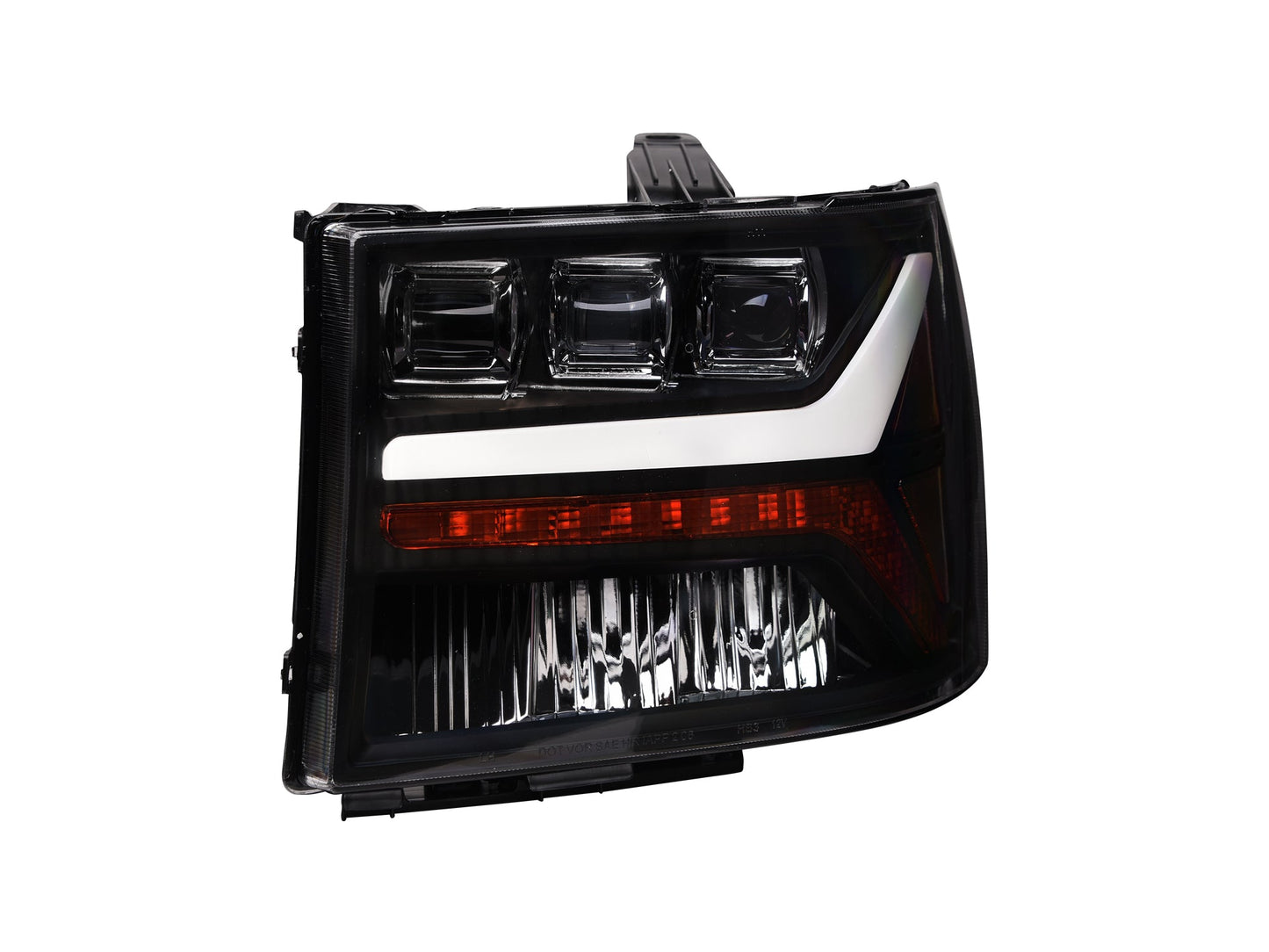 Tri Pro LED Projector Headlights <br> 07-14 GMC Sierra 1500 2500 3500