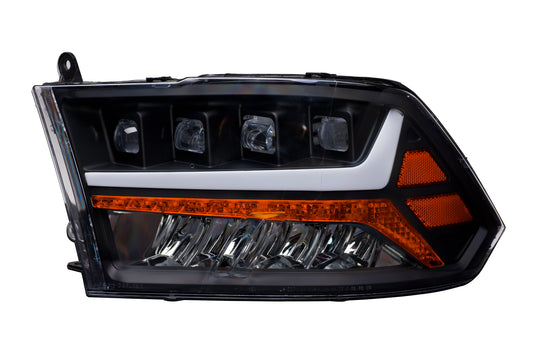 Quad Pro LED Projector Headlights <br> 09-18 Dodge Ram 1500 2500 3500