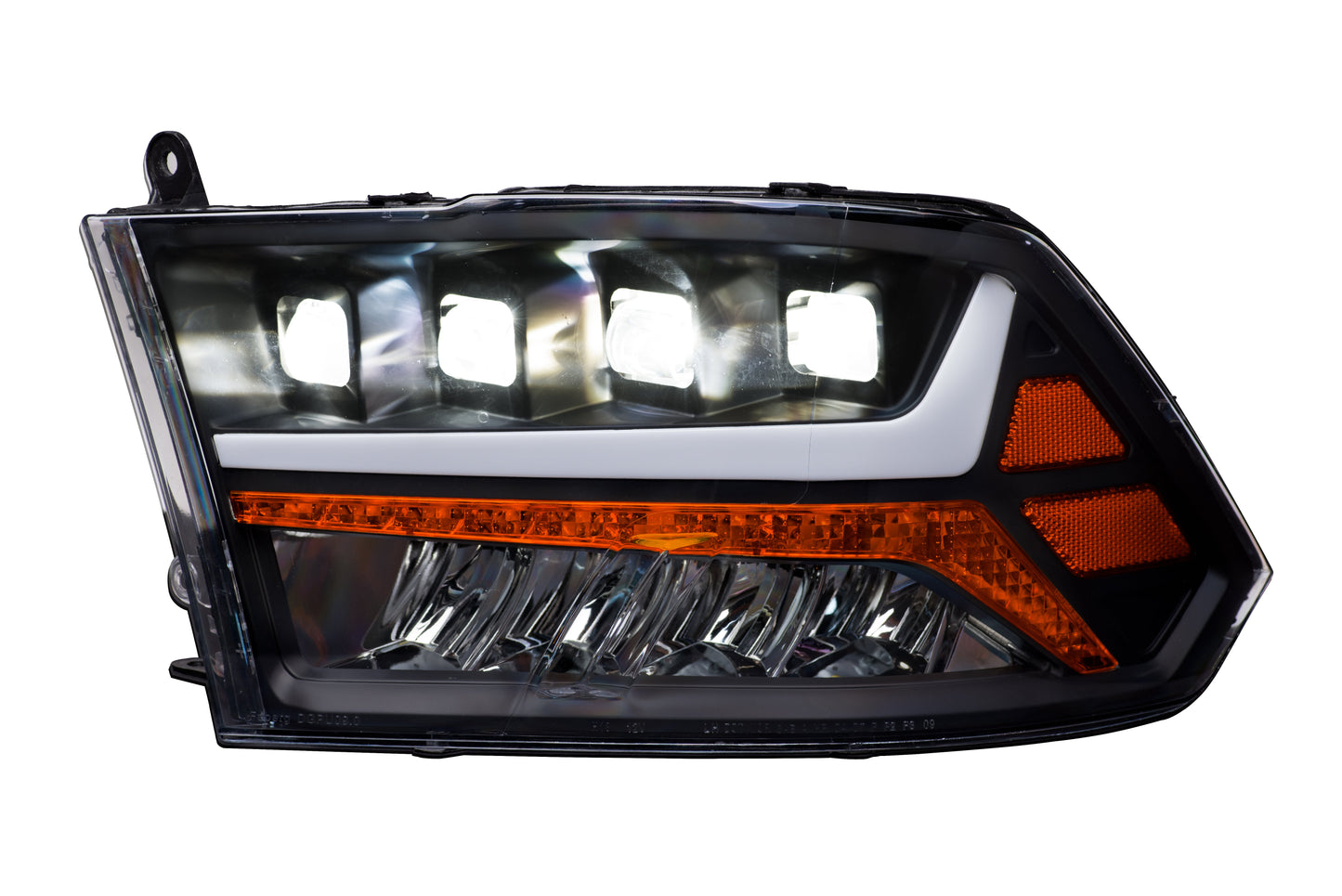 Quad Pro LED Projector Headlights <br> 09-18 Dodge Ram 1500 2500 3500