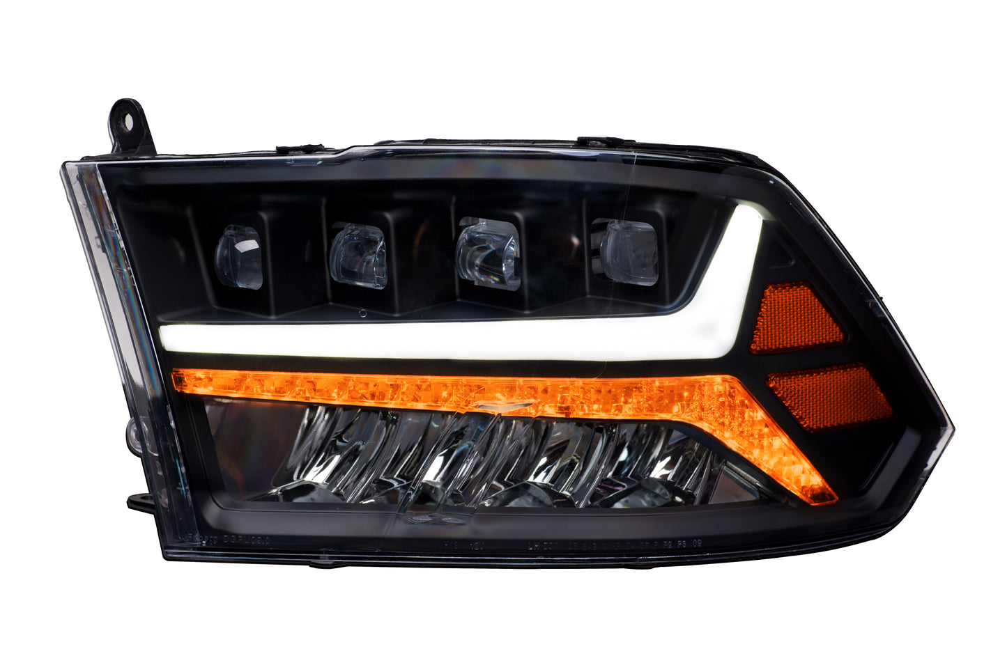 Quad Pro LED Projector Headlights <br> 09-18 Dodge Ram 1500 2500 3500