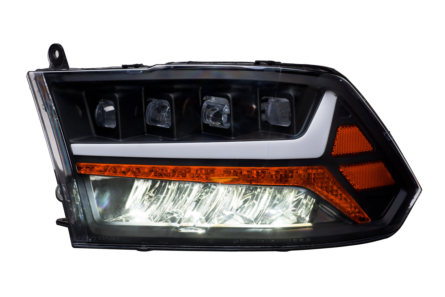 Quad Pro LED Projector Headlights <br> 09-18 Dodge Ram 1500 2500 3500