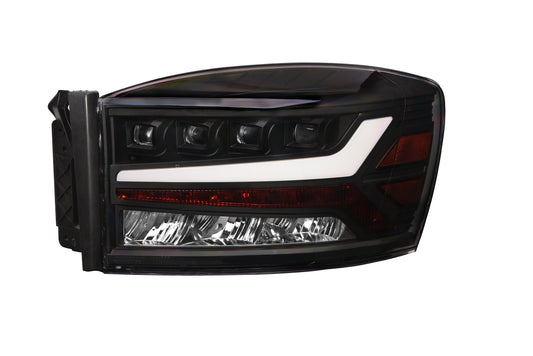 Quad Pro LED Projector Headlights <br> 06-09 Dodge Ram 1500 2500 3500