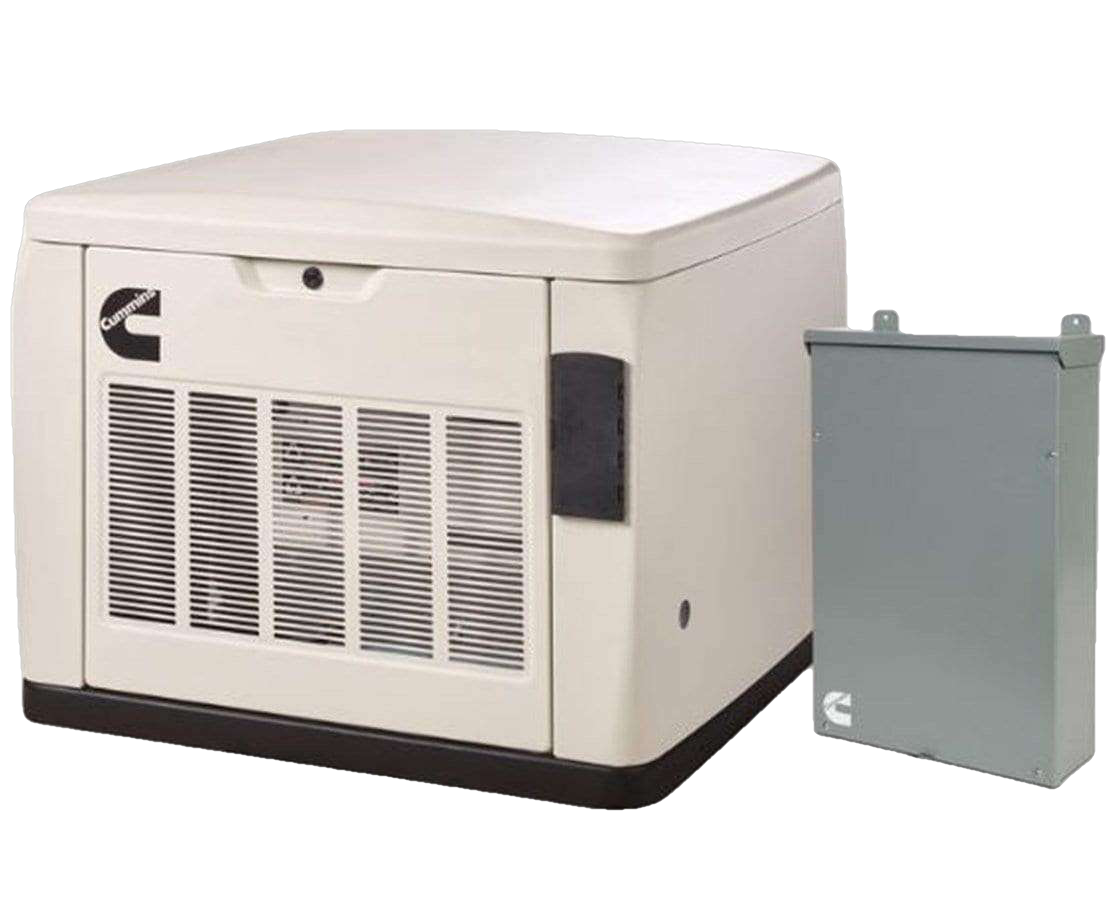 Cummins RS20AC A061C602 20kW w/Remote Monitoring Quiet Connect™ Series Standby Generator LP/NG with 200A Automatic Transfer Switch New