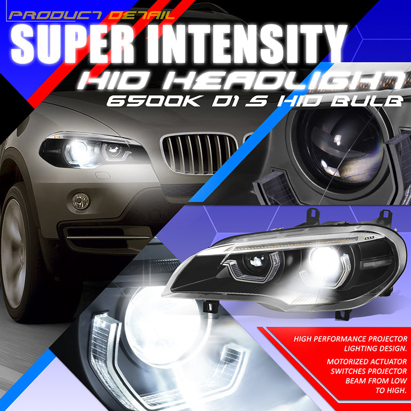 Start-Up LED DRL Sequential Projector Headlights <br>07-10 BMW X5