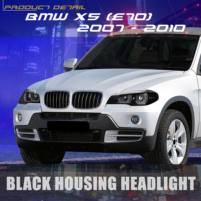 Start-Up LED DRL Sequential Projector Headlights <br>07-10 BMW X5