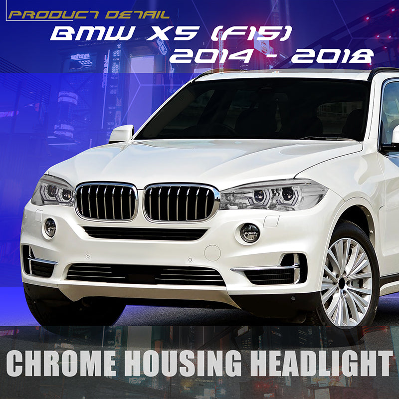 Start-Up LED DRL Sequential Projector Headlights <br> 14-18 BMW X5