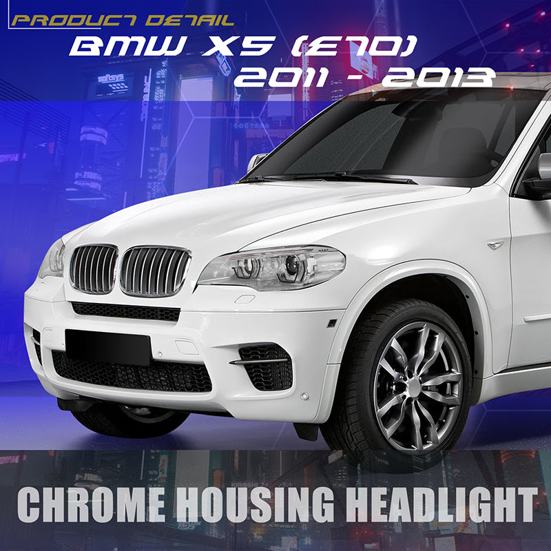 Start-Up LED DRL Sequential Projector Headlights <br>11-13 BMW X5