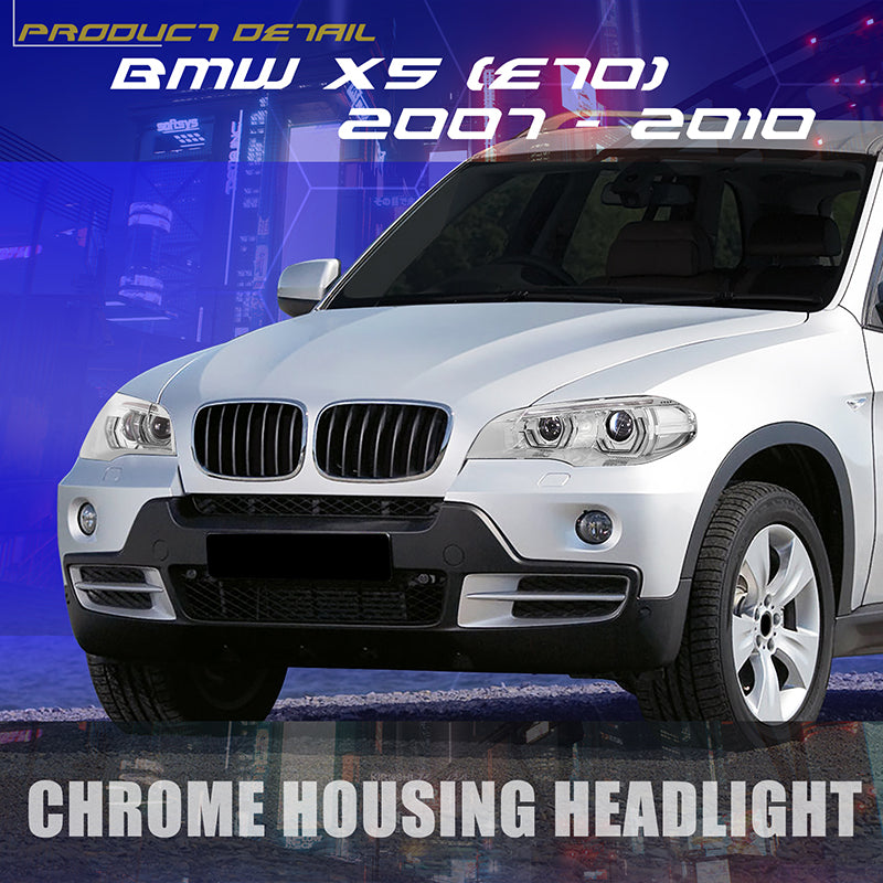 Start-Up LED DRL Sequential Projector Headlights <br>07-10 BMW X5