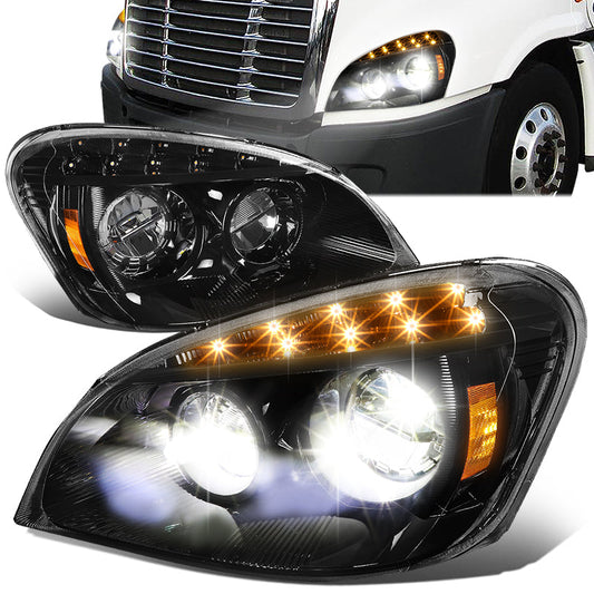 Projector Headlights<br>08-17 Freightliner Cascadia