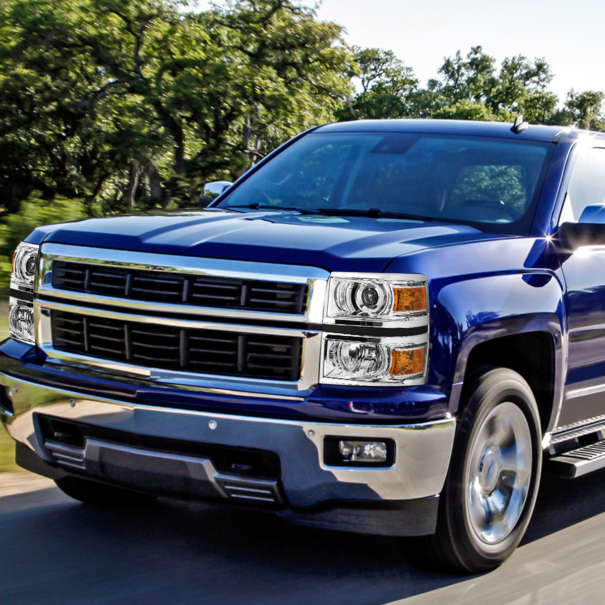 Projector Headlights <br> 14-15 Chevy Silverado 1500