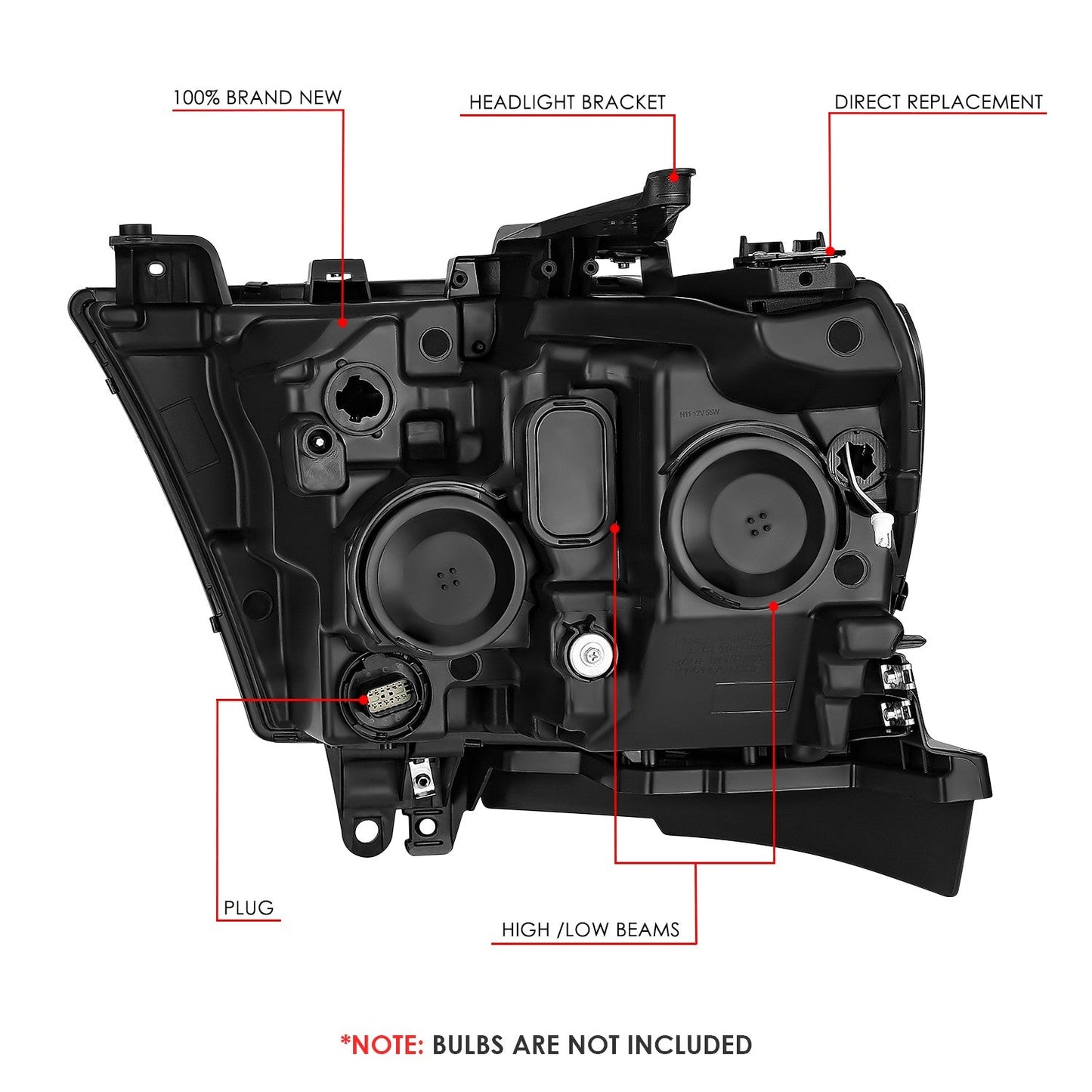 Start-Up LED DRL Projector Headlights <BR> 19-24 Ram 1500