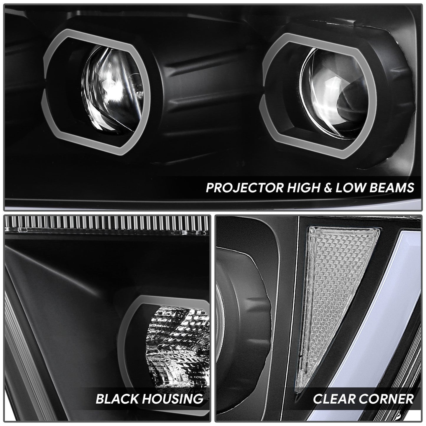 Start-Up LED DRL Projector Headlights <BR> 19-24 Ram 1500