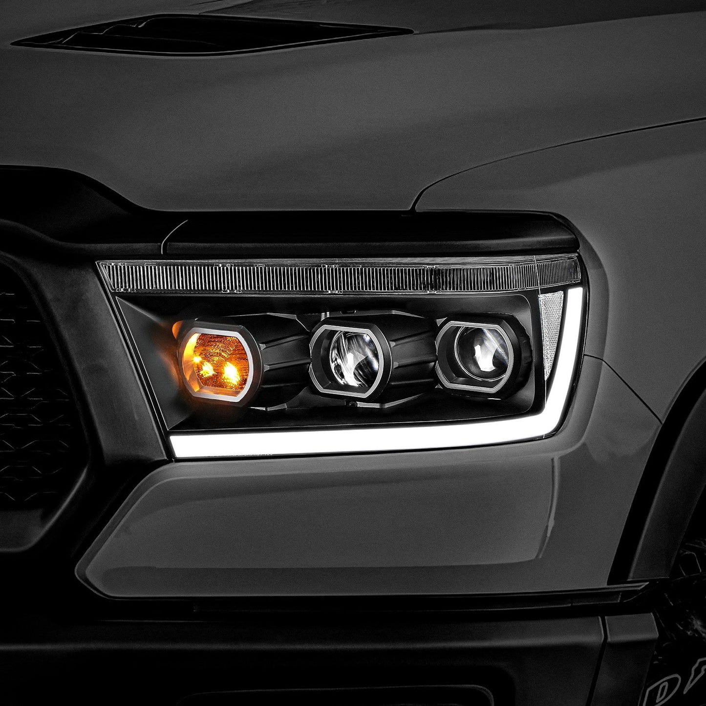 Start-Up LED DRL Projector Headlights <BR> 19-24 Ram 1500