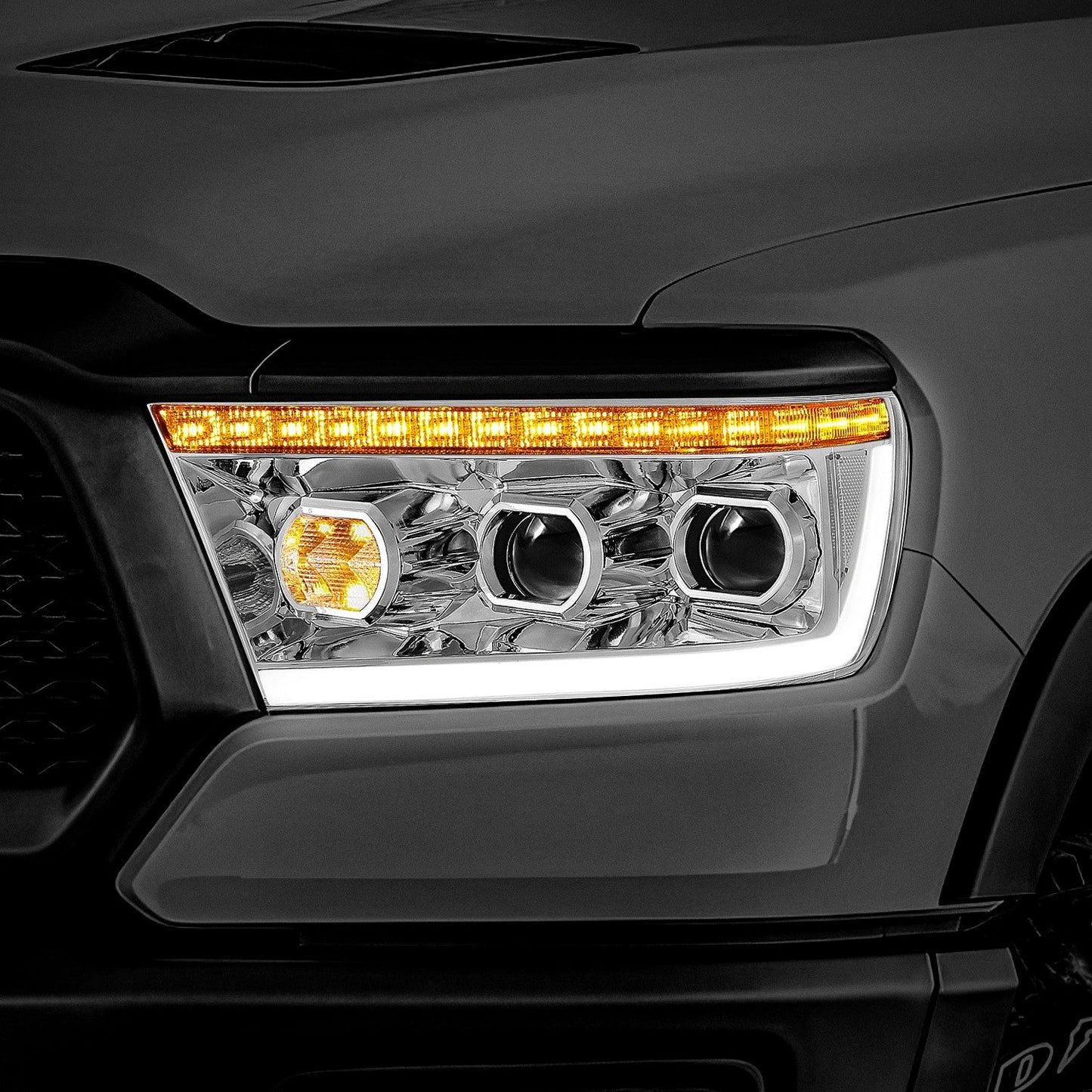 Start-Up LED DRL Projector Headlights <BR> 19-24 Ram 1500