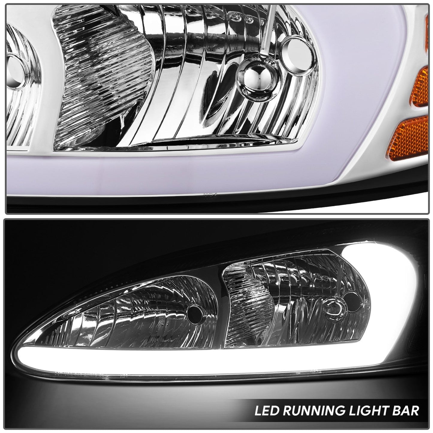 3D LED DRL Headlights <br> 04-08 Pontiac Grand Prix