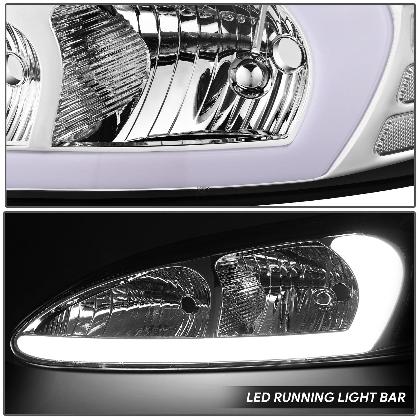 3D LED DRL Headlights <br> 04-08 Pontiac Grand Prix