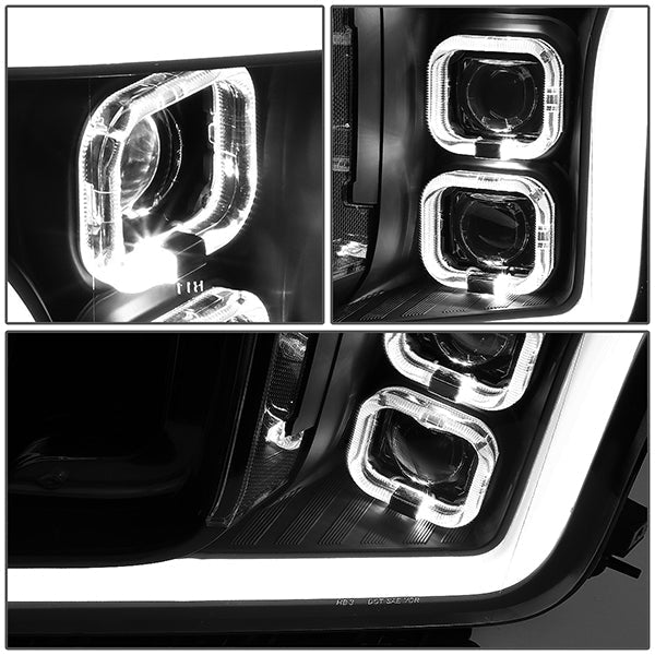 Triple Sequential LED DRL Projector Headlights<br>18-20 Ford F150