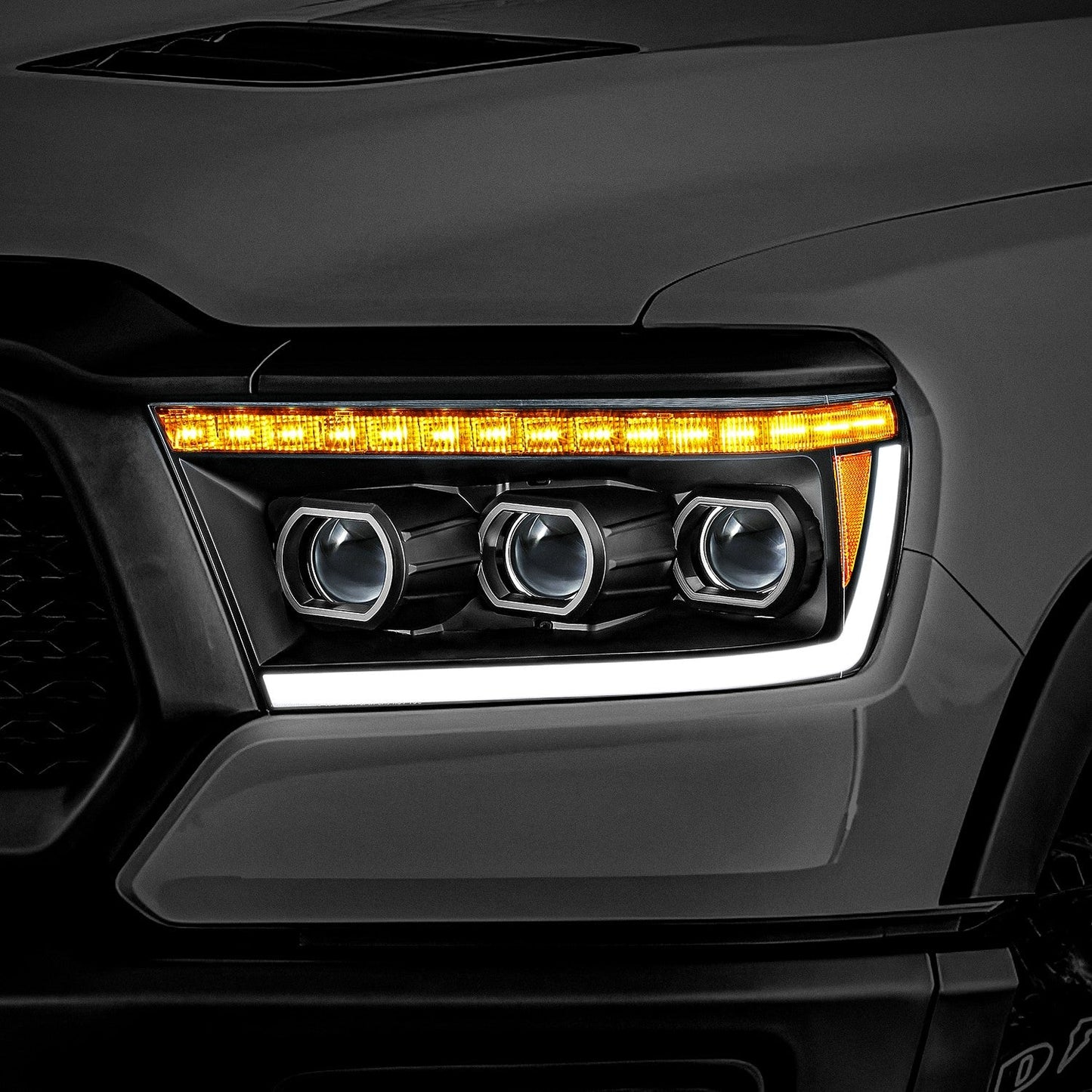 Start-Up DRL/ Sequential LED Projector Headlights <br> 19-24 Ram 1500